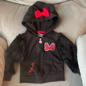 Disney Minnie Mouse Black Lightweight Jacket